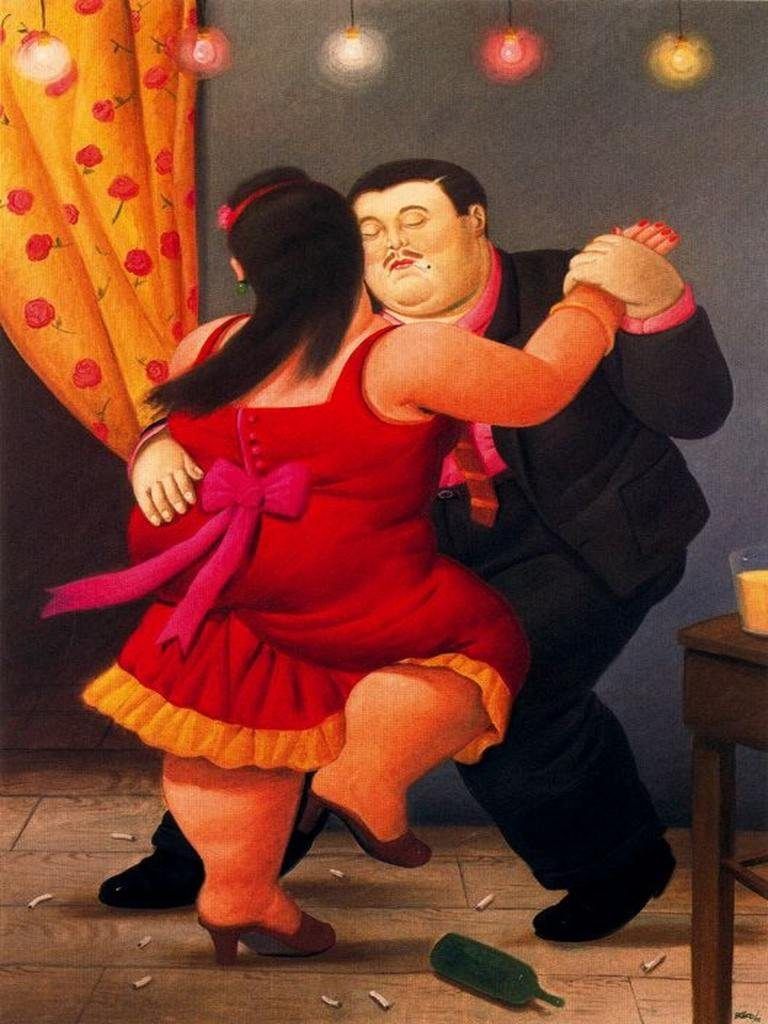 quadro di Botero, i ballerini