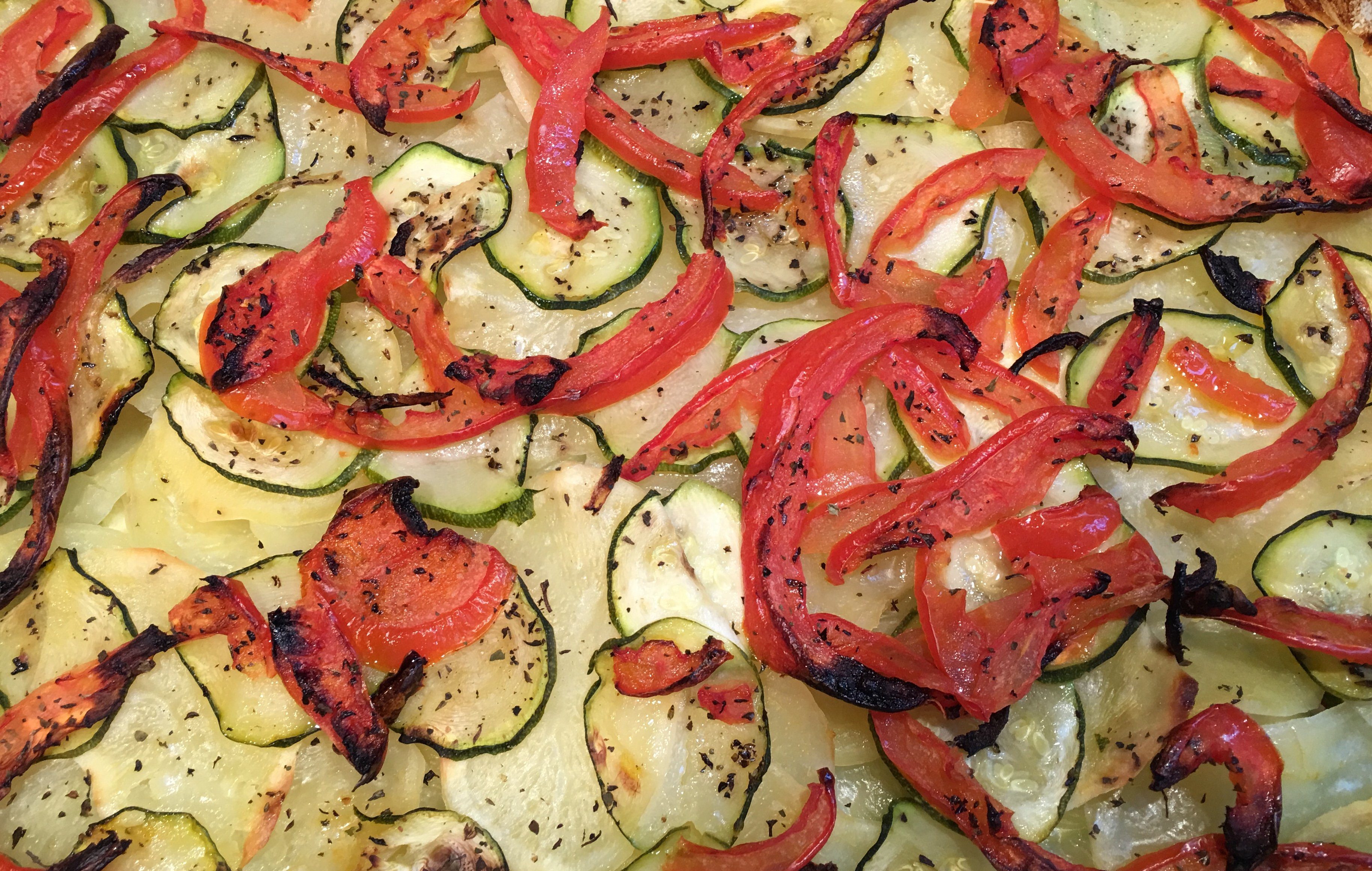 verdure miste cotte al forno